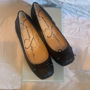 Jessica Simpson Melika black Ballet Slippers.